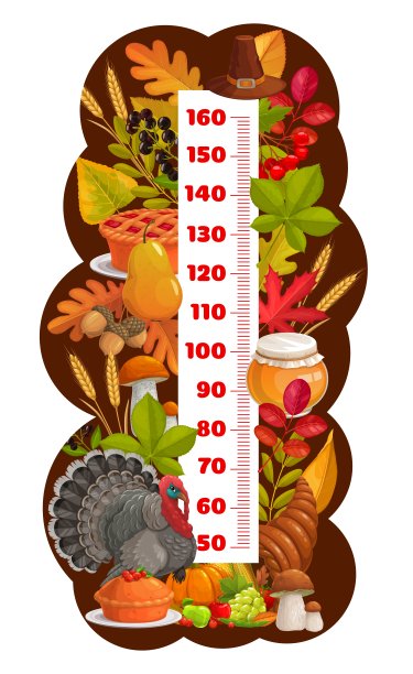 孩子身高表米感恩节秋天火鸡图片下载