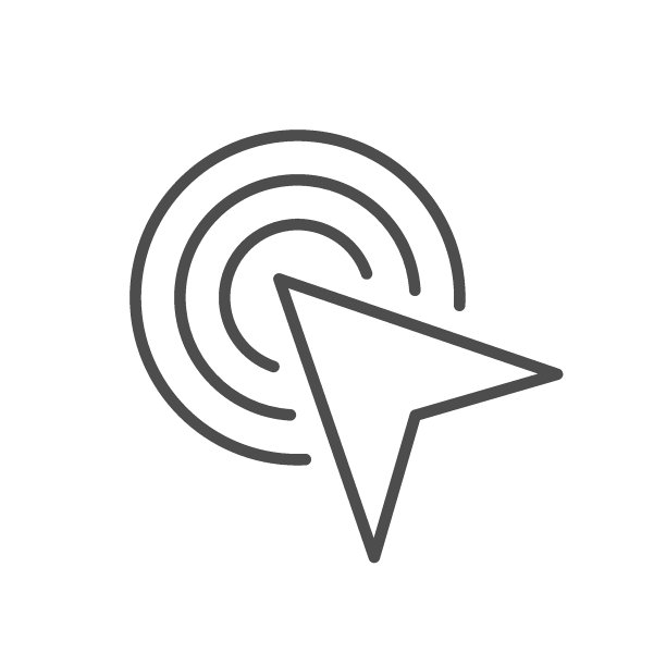 计算机光标点击线条图标图片下载