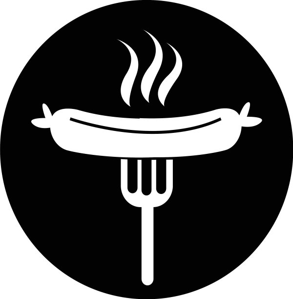 香肠烤叉图标图片下载