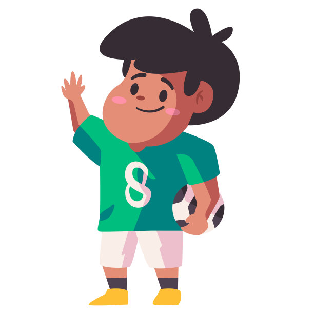 孩子们拿着球踢足球图片下载