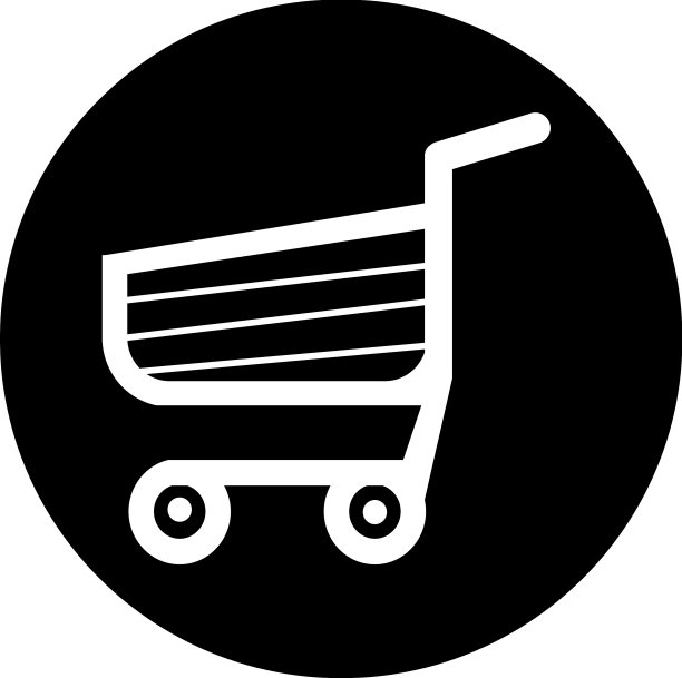 购物车手推车图标标志图片下载