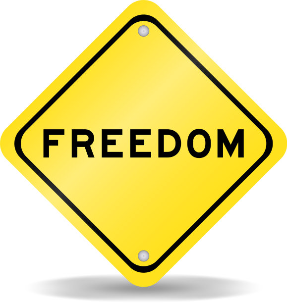 黄色带字运输标志图片下载