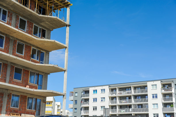 在建建筑与新建住宅楼图片下载