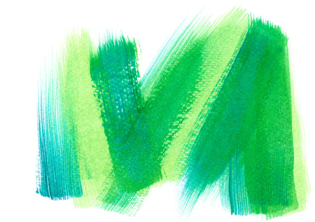 水彩彩色手绘背景。蓝色和绿色的水彩用于印刷和网络项目，如婚礼请柬，品牌，贺卡，社交媒体和许多其他用途。图片下载