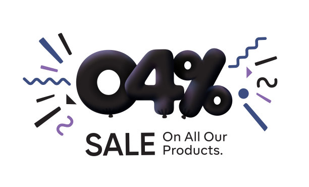 黑色星期五特别促销横幅4%折扣以3d气球形式黑色矢量设计季节性购物促销广告插图3d数字标签提供标签享受折扣高达4%折扣图片下载