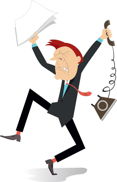 愤怒沮丧的商人图片下载