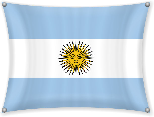 挥舞着阿根廷国旗图片下载
