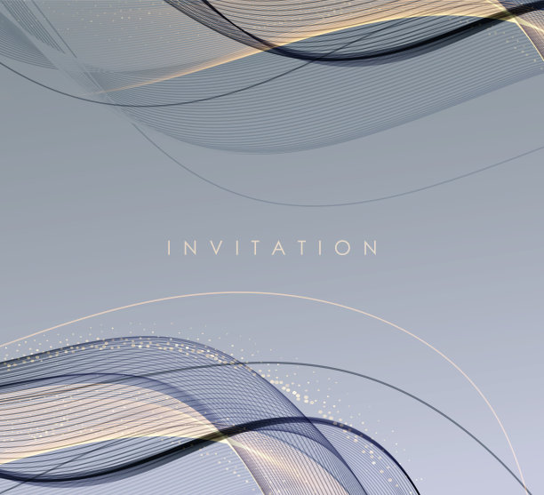 抽象的彩色流动波浪线图片下载