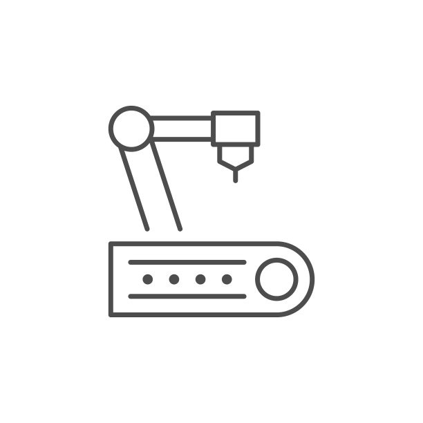 机器人工业线轮廓图标图片下载