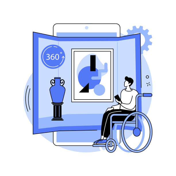 虚拟漫游的抽象概念图片下载