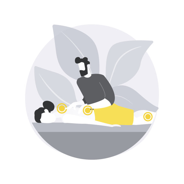 专业按摩治疗概念抽象图片下载