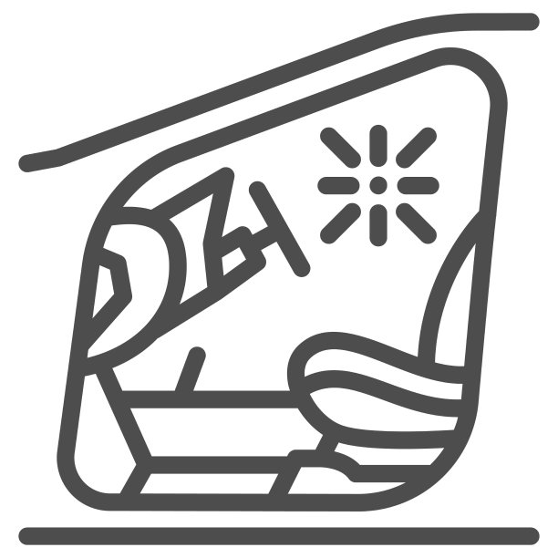 汽车内饰化学清洗线图标干燥图片下载