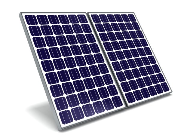 太阳能电池板可再生能源环保零浪费图片下载