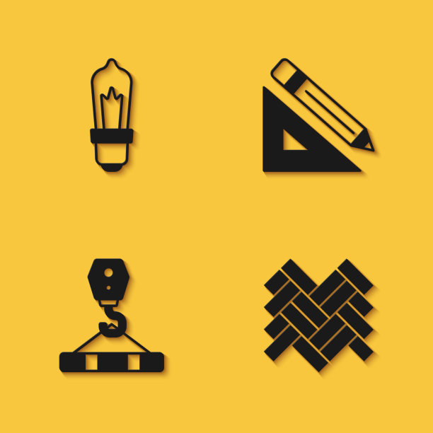 设置灯泡镶花吊钩和三角形图片下载