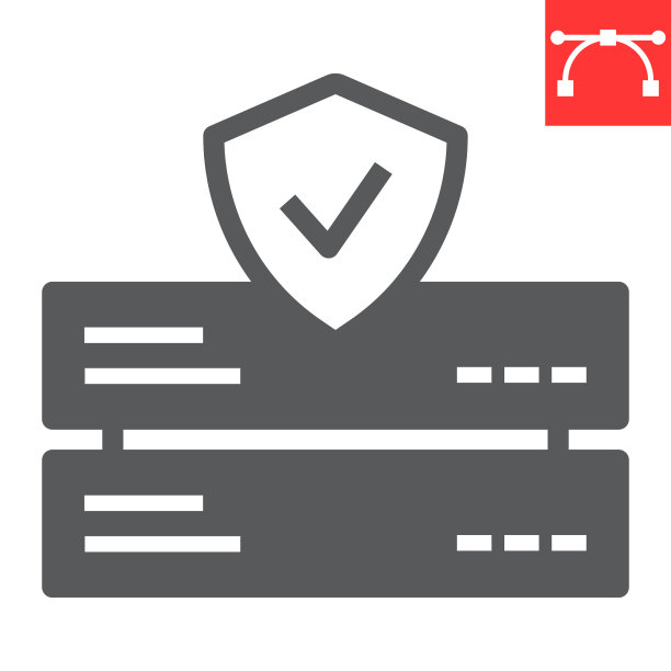 数据保护字形图标图片下载