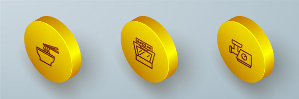 将等距线亚洲面条放入碗炉中图片下载