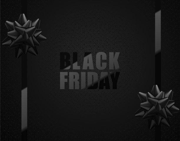 黑色星期五深色背景与光泽图片下载