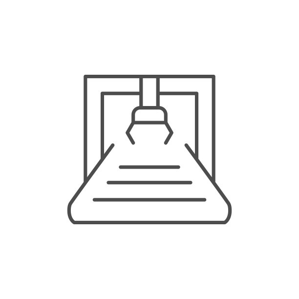 机器人输送线轮廓图标图片下载