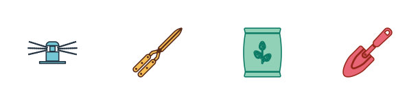 设置自动喷灌园艺喷头图片下载