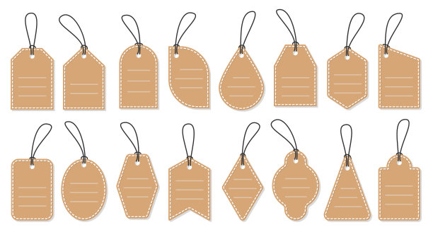 价格标签折扣销售标签商店徽章绳套图片下载