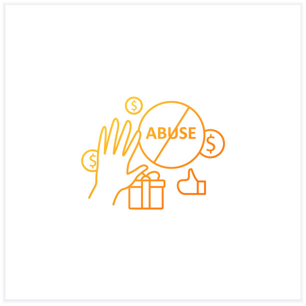 结束滥用渐变图标图片下载