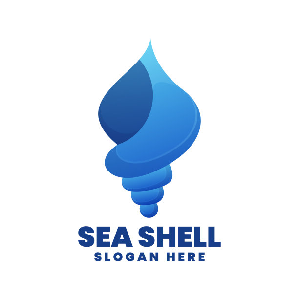 矢量插图外壳渐变彩色样式。图片下载