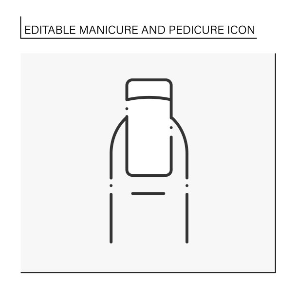 法国美甲线图标图片下载
