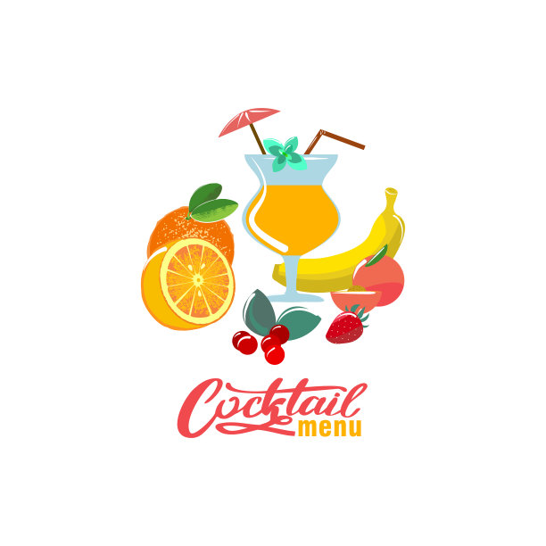 异国情调的鸡尾酒在一个杯子图片下载