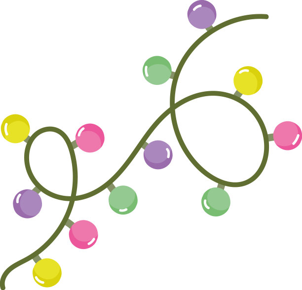 圣诞灯装饰图片下载