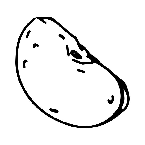 苹果水果切片素描剪贴画。成熟的树的果实涂鸦孤立在白色。手绘矢量插图在雕刻风格。图片下载