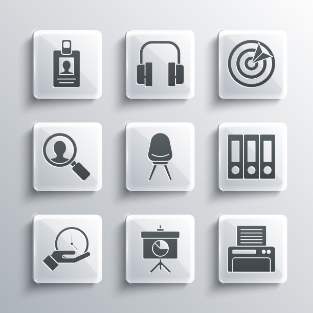 设置黑板与图表打印机办公室图片下载