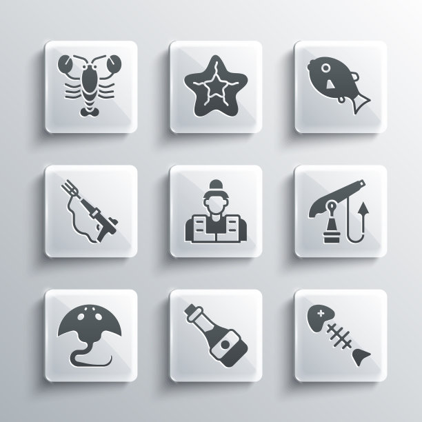 集酱油瓶鱼骨垂钓图片下载