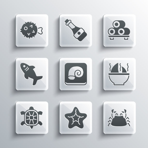 放海星蟹鱼翅汤章鱼图片下载