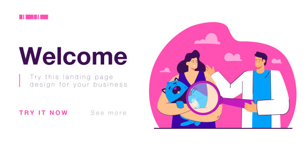 兽医用放大镜检查狗图片下载