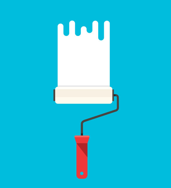 油漆辊刷图标图片下载