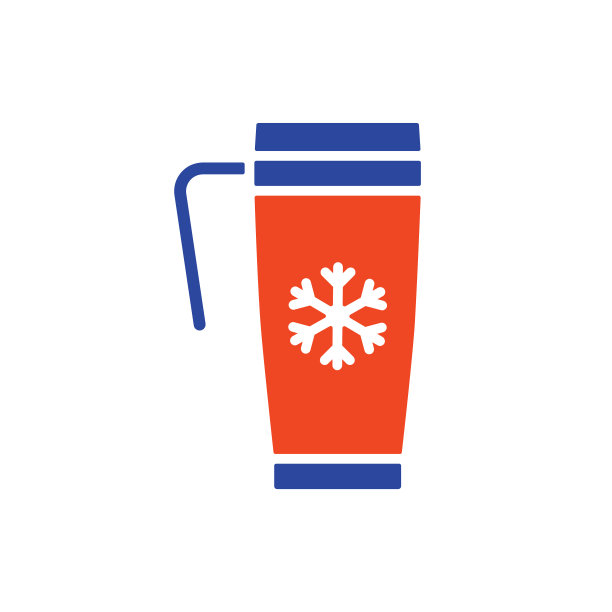 旅行热杯图标冬季标志图片下载