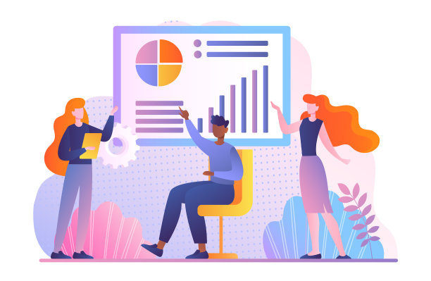 人们分析增长图片下载