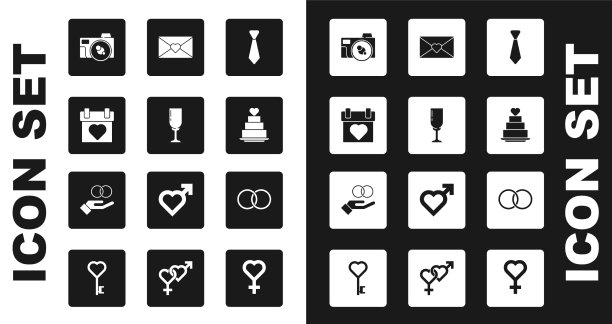 套装领带酒杯的香槟日历照片图片下载