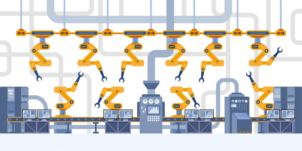 工业内部。智能工厂。4.0行业图片下载
