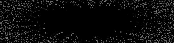 落数大数据概念二进制白图片下载