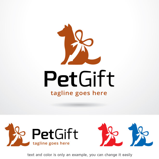宠物礼品logo模板图片下载