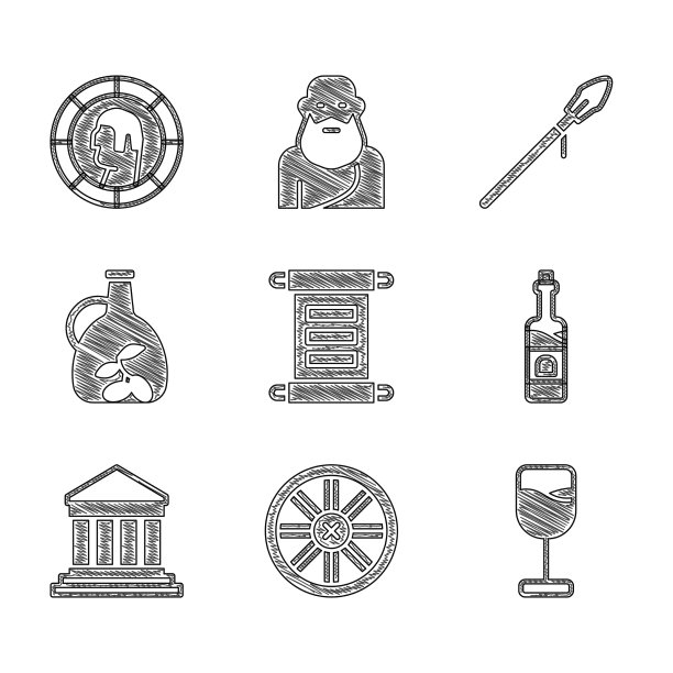 定旨羊皮纸卷轴旧木轮图片下载