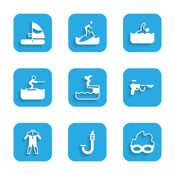 为游泳者在泳池潜水时戴通气管眼镜图片下载