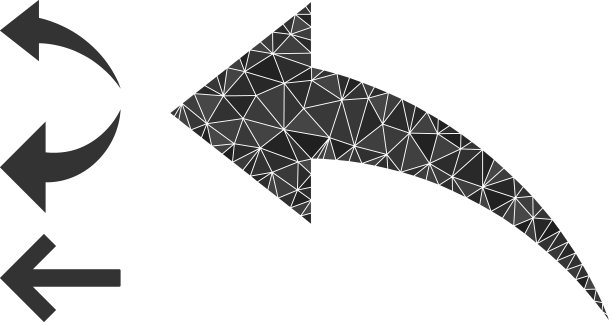 多边形撤消图标与奖金图标图片下载