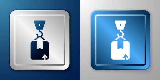 白鹤纸盒与纸盒图标图片下载