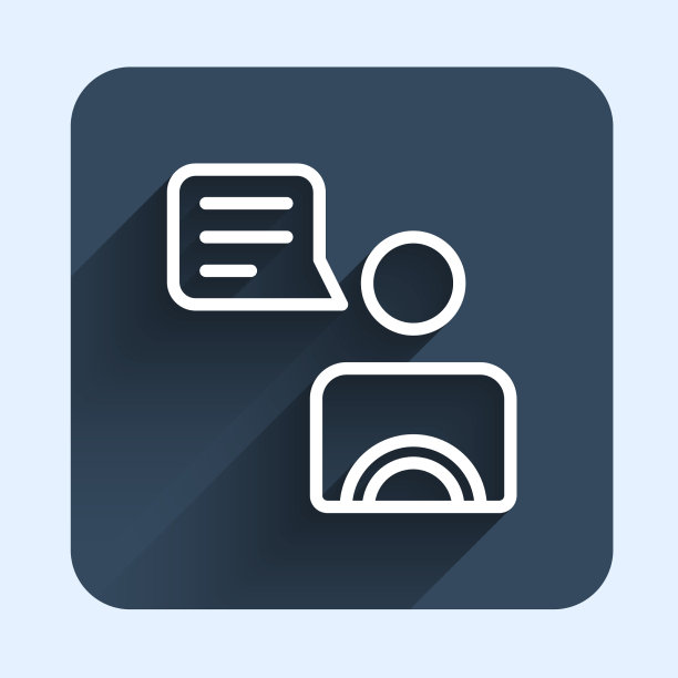 白线出租车司机图标与长孤立图片下载