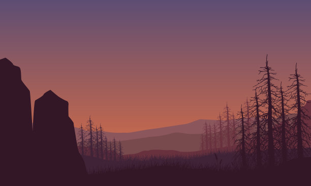 从城外可以看到令人惊叹的自然景观图片下载