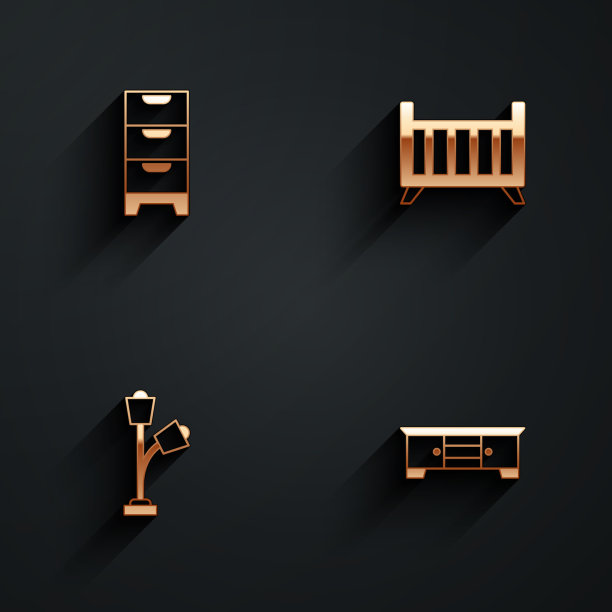 抽屉柜婴儿床摇篮床地板图片下载