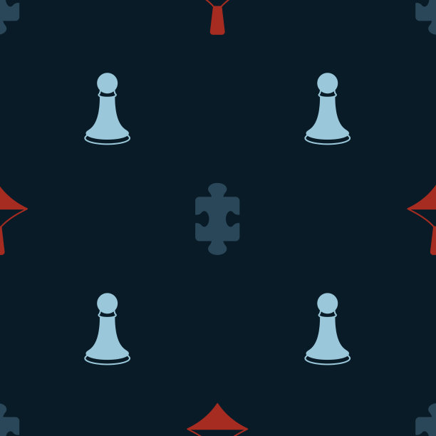 设置旋转玩具拼图碎片和象棋棋子图片下载