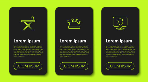 设线电熨斗和烫板针图片下载